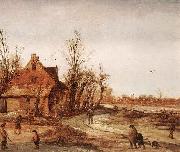Esaias Van de Velde Winter Landscape oil painting picture wholesale